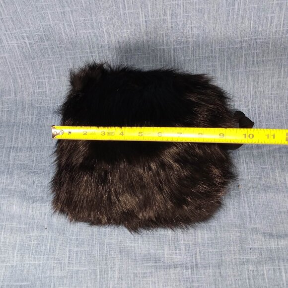 1940's Black Fox Fur Combination Muff and Purse - Picture 5 of 6